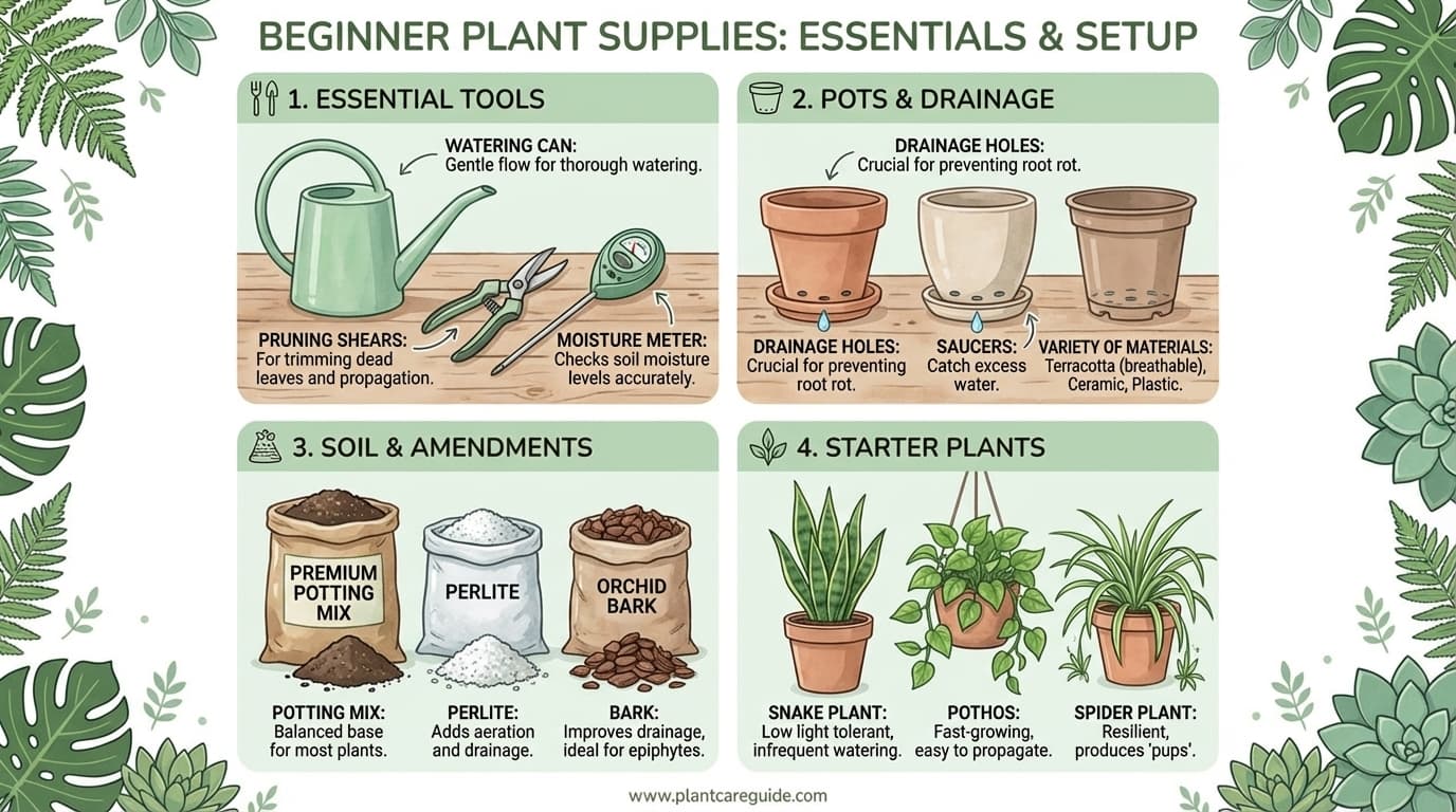 Beginner's Toolkit: Essential Supplies for New Plant Parents