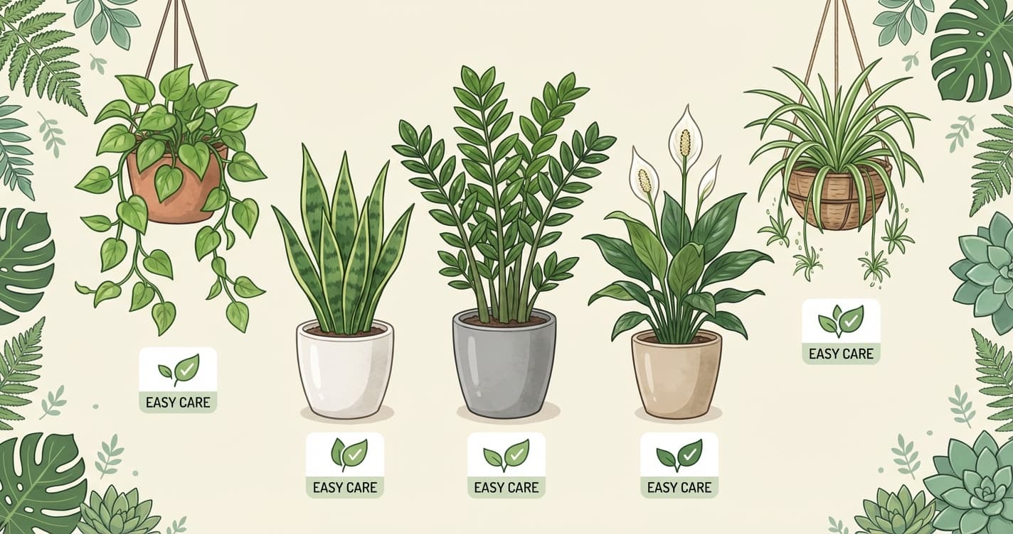 Best First Houseplants: 10 Impossible-to-Kill Plants for New Plant Parents