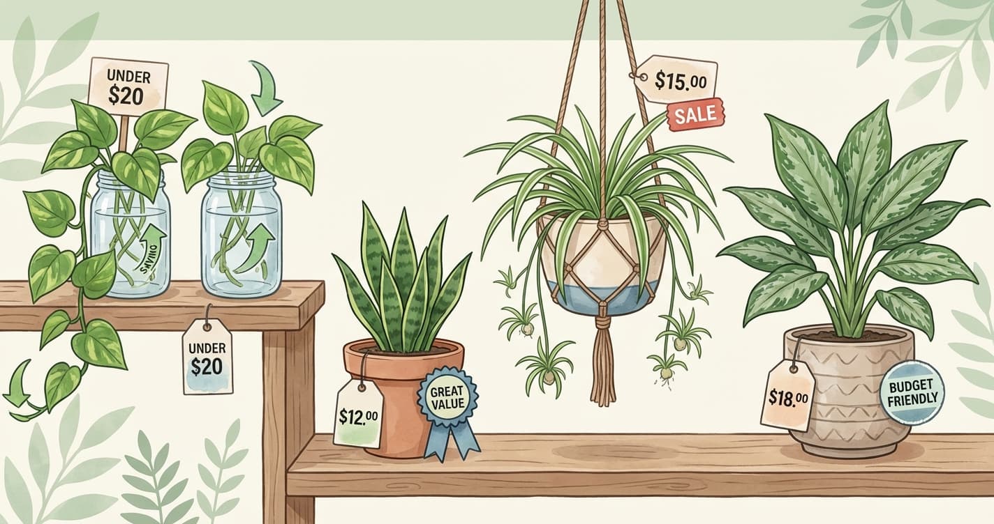 Best Budget Houseplants Under $20: Affordable Plants That Thrive