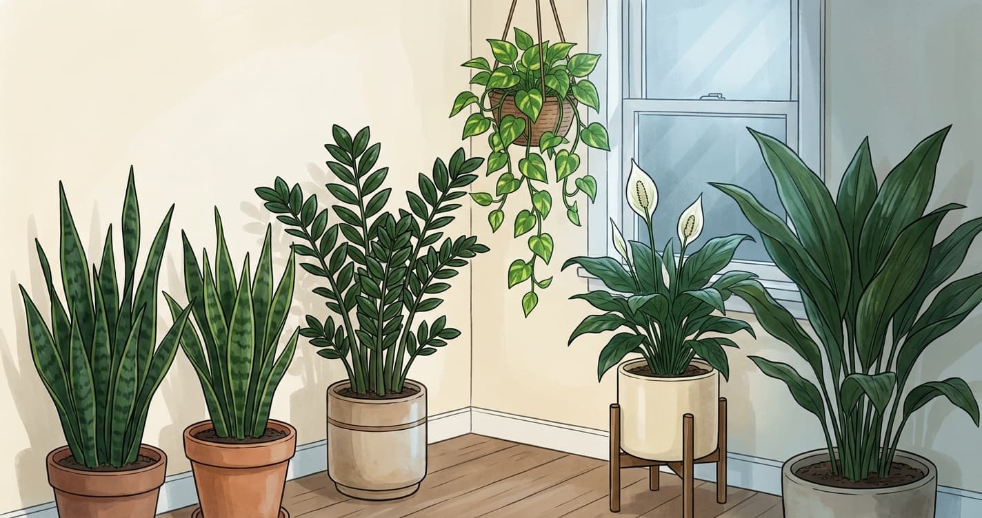Best Houseplants for Low Light Apartments: Thriving in the Shade