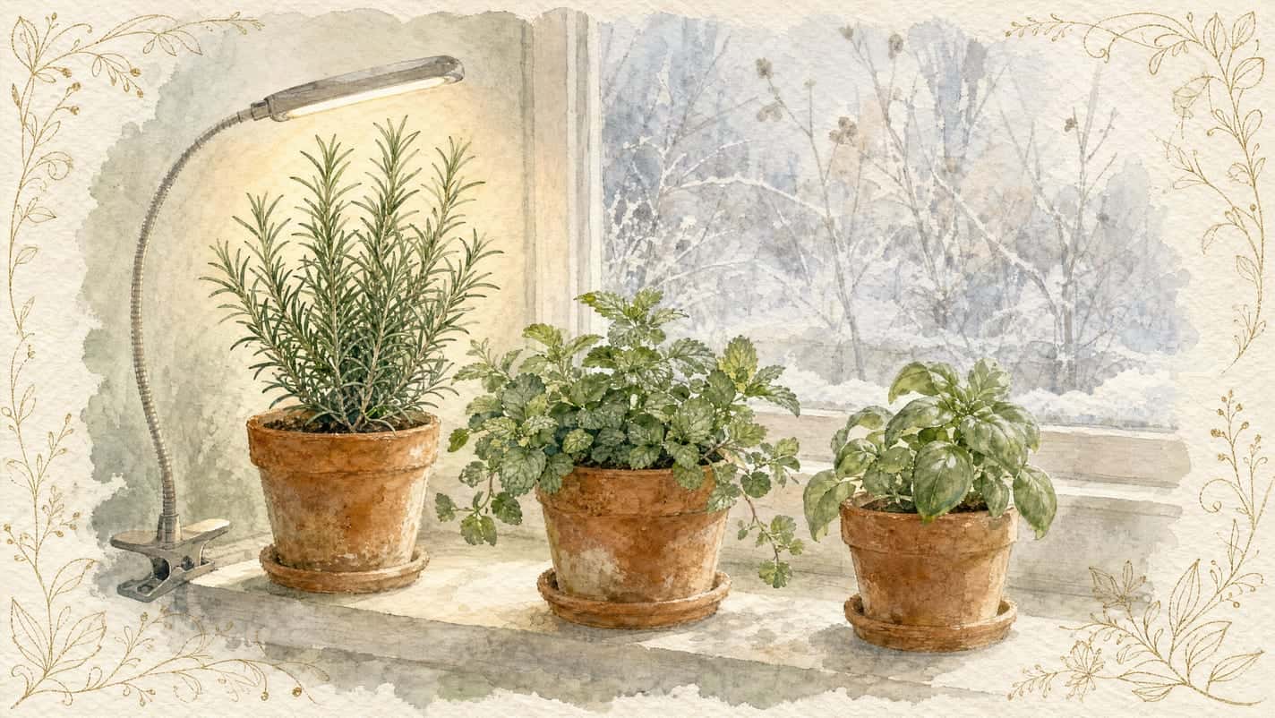 Overwintering Rosemary Indoors, Plus What to Do With Mint and Basil