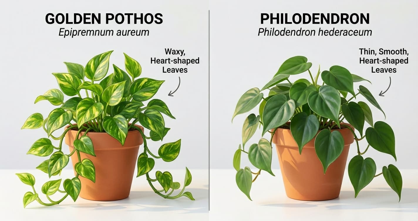 Pothos vs Philodendron: How to Tell Them Apart and Which to Choose