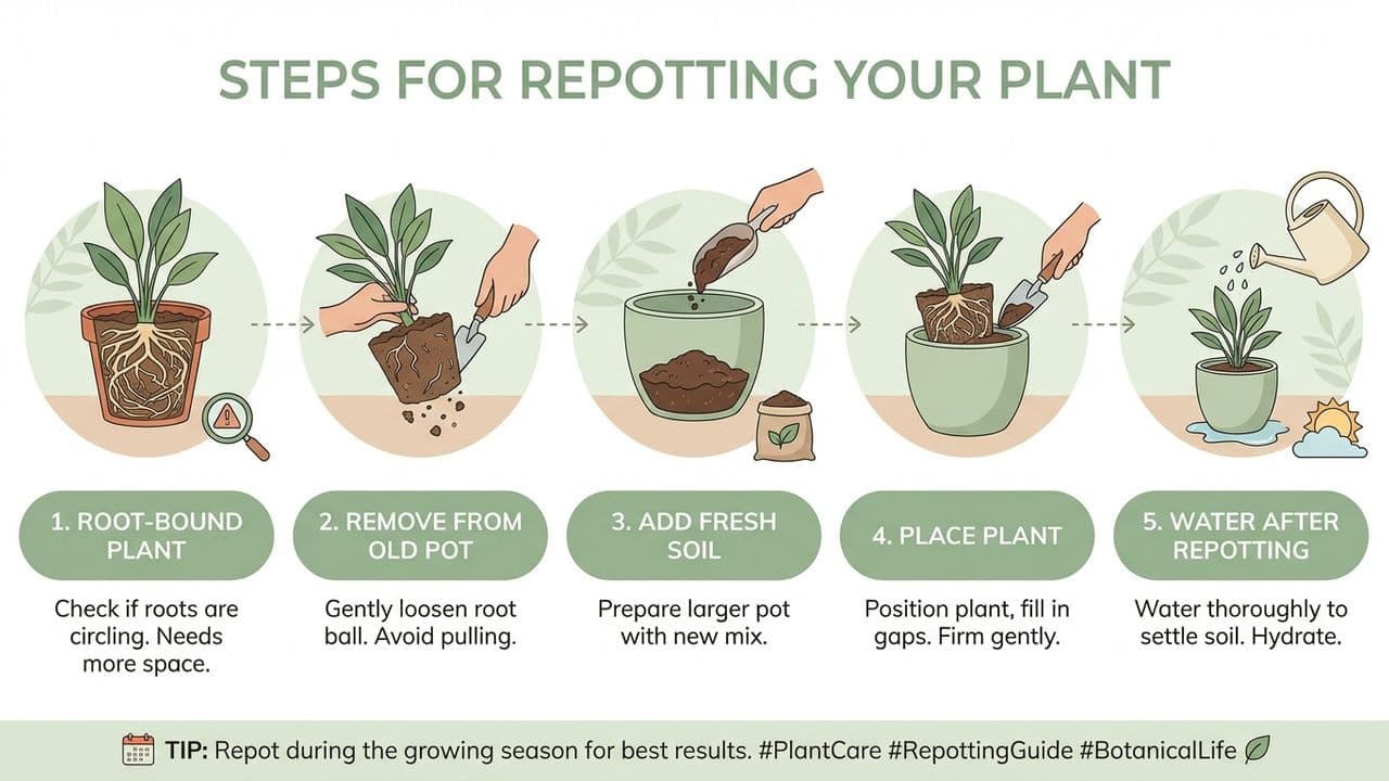 When and How to Repot Your Houseplants