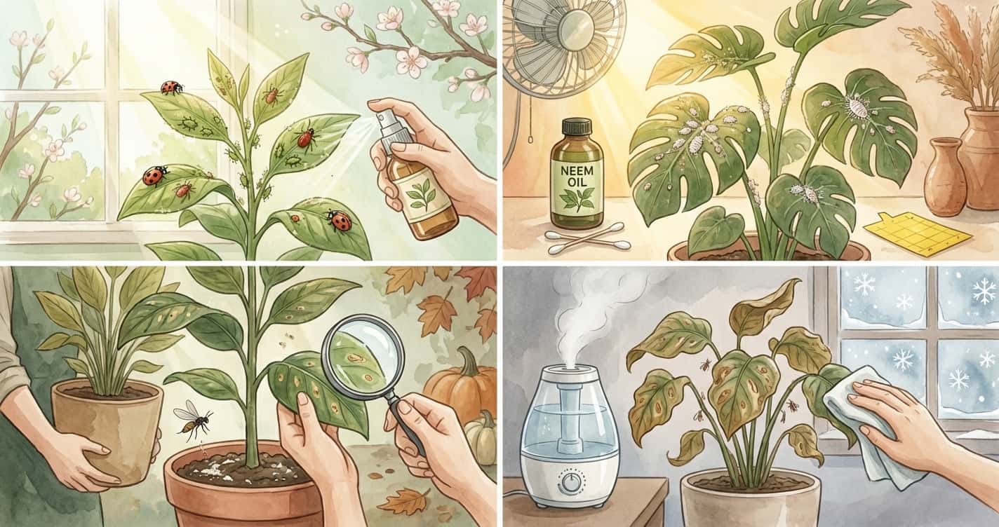 Seasonal Houseplant Pest Management: A Month-by-Month Guide
