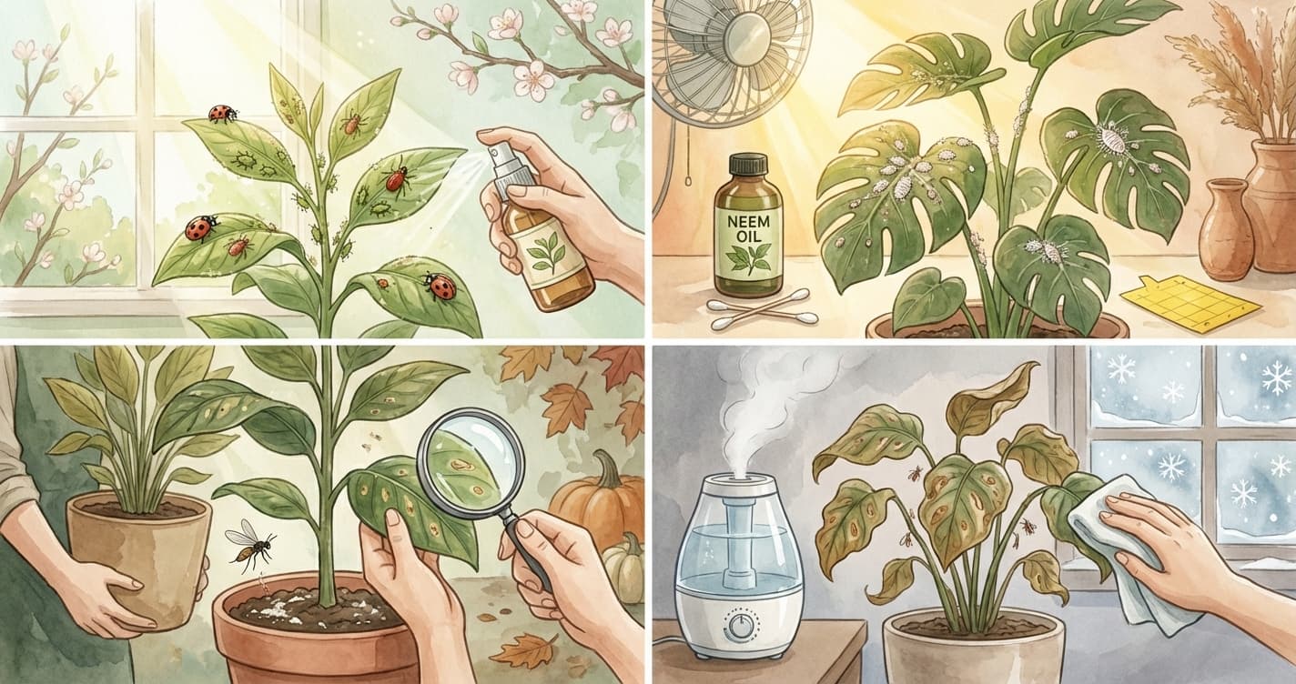 Seasonal Houseplant Pest Management: A Month-by-Month Guide