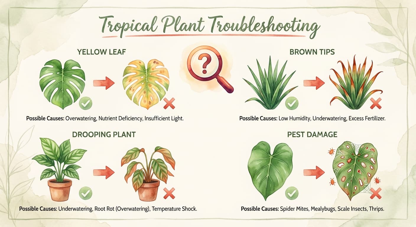 Tropical Plant Problems: Complete Troubleshooting Guide