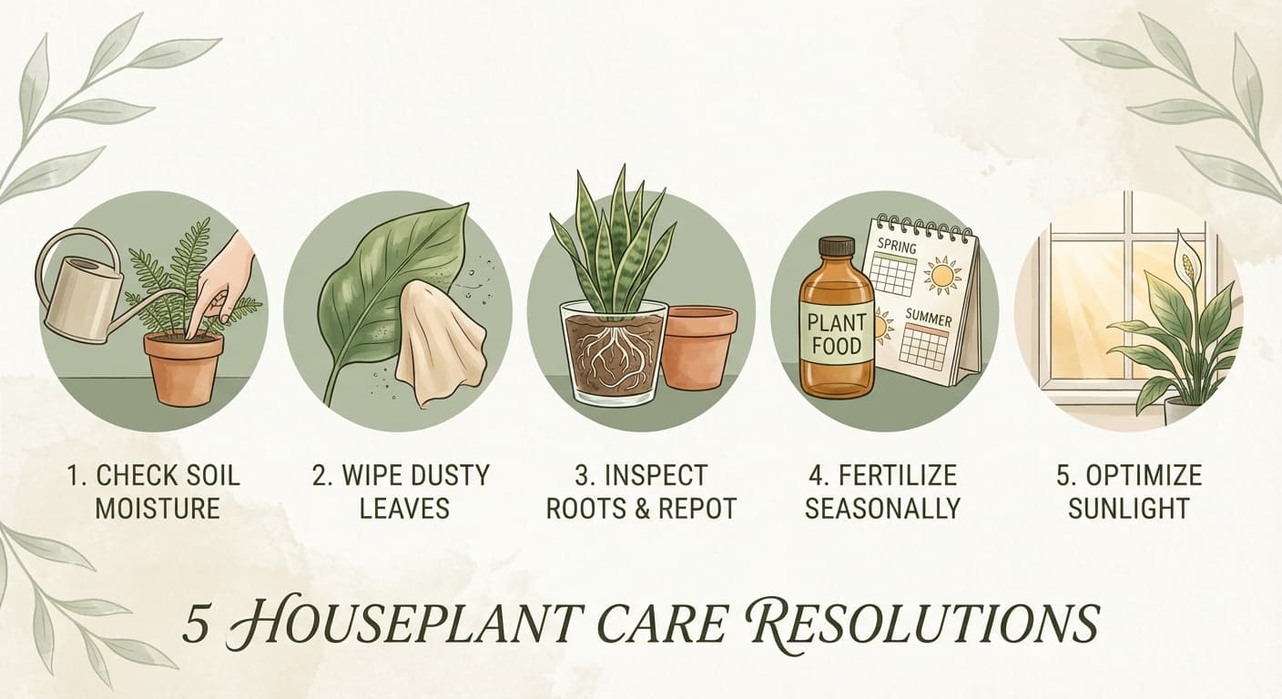 5 Houseplant Resolutions That Actually Stick